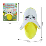Fruit Sensing Rhythm Plush Toy – Interactive Musical Banana Plush for Kids