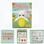 Fruit Sensing Rhythm Plush Toy – Interactive Musical Banana Plush for Kids