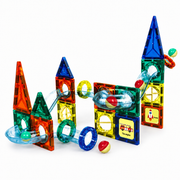 Magnetic Pipeline Building Blocks – 42 Pieces