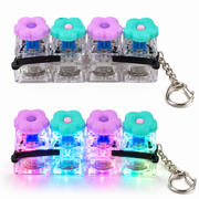 Light-Up Click Fidget Keychain