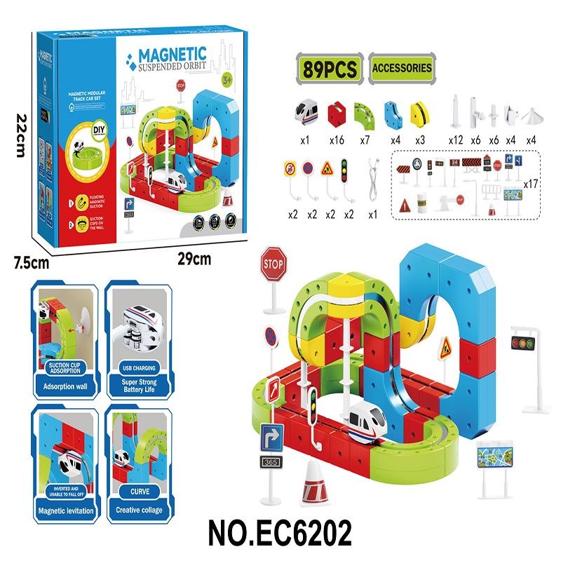 Stitch Magnetic Suspended Orbit Train Track Set – 89 Pieces