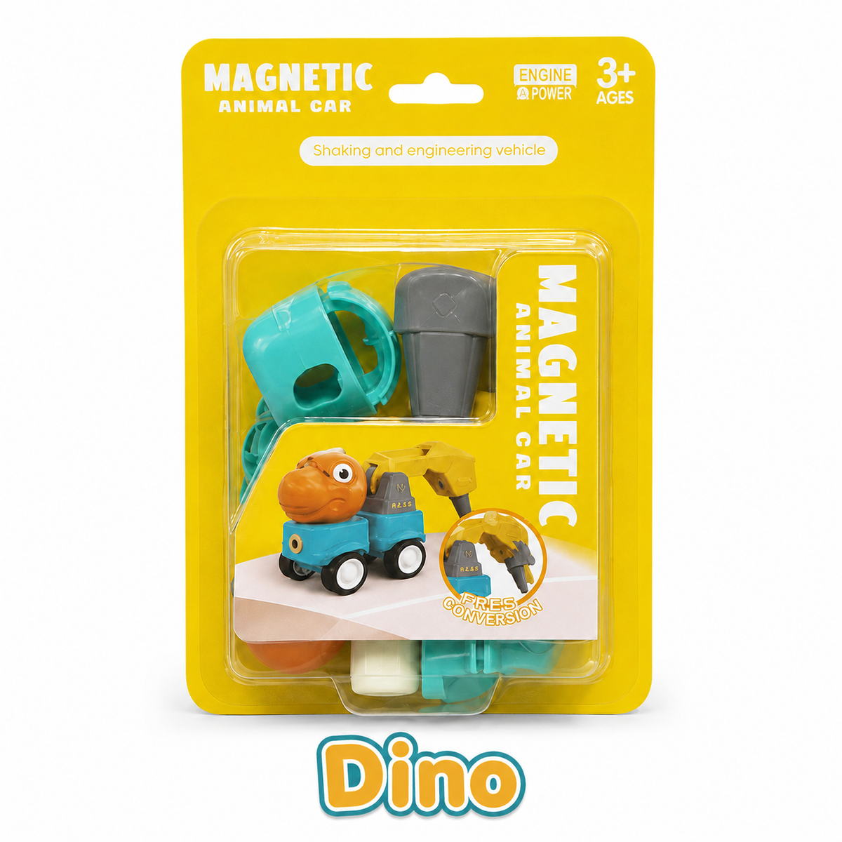 Magnetic Animal Car Building Toy – 6 Designs