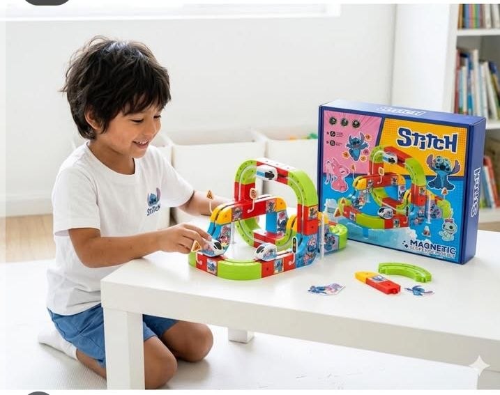 Stitch Magnetic Suspended Orbit Train Track Set – 89 Pieces