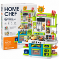 Talented Chef Green and Blue Pretend Kitchen Playset