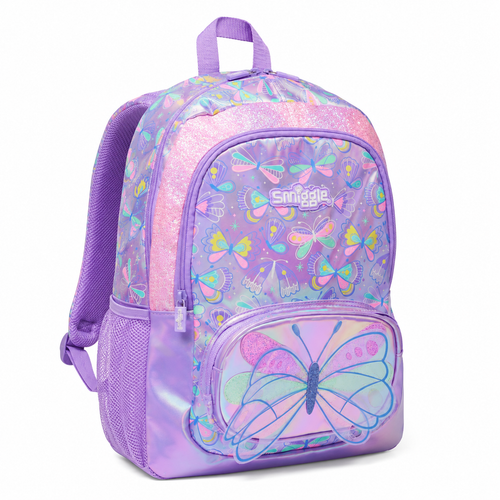 Original Smiggle Butterfly Backpack – Size 18 Inches — alternate view