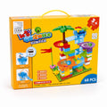 68-Piece Motorized Marble Run Building Blocks Set