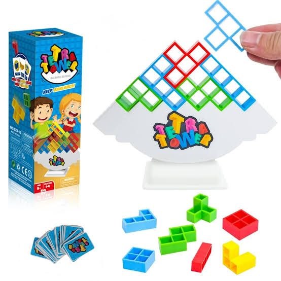 Tetra Tower Balance Game – 48 Pieces