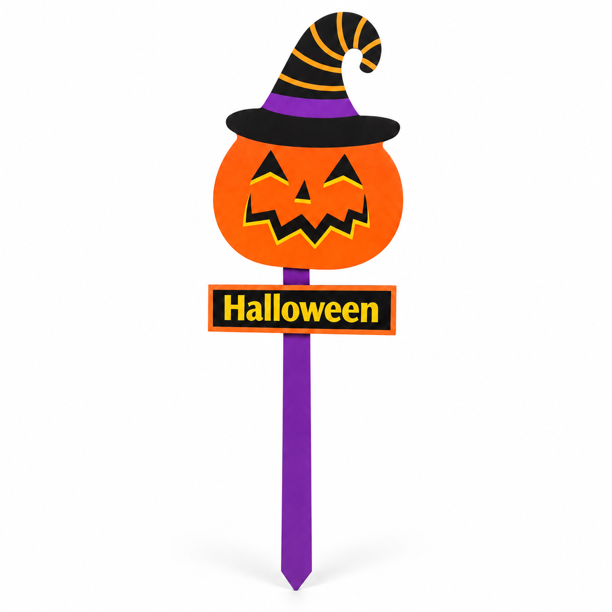 Halloween Decorative Stake Sign – Skull or Pumpkin