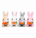 Dancing Rabbit Plush Toy with Music – Beige