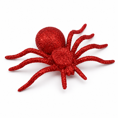 Glitter Spider Halloween Decoration – Choose a Color — alternate view