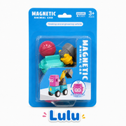 Magnetic Animal Car Building Toy – 6 Designs