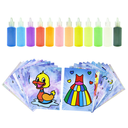 Sand Painting Kit for Kids – 12 Pictures