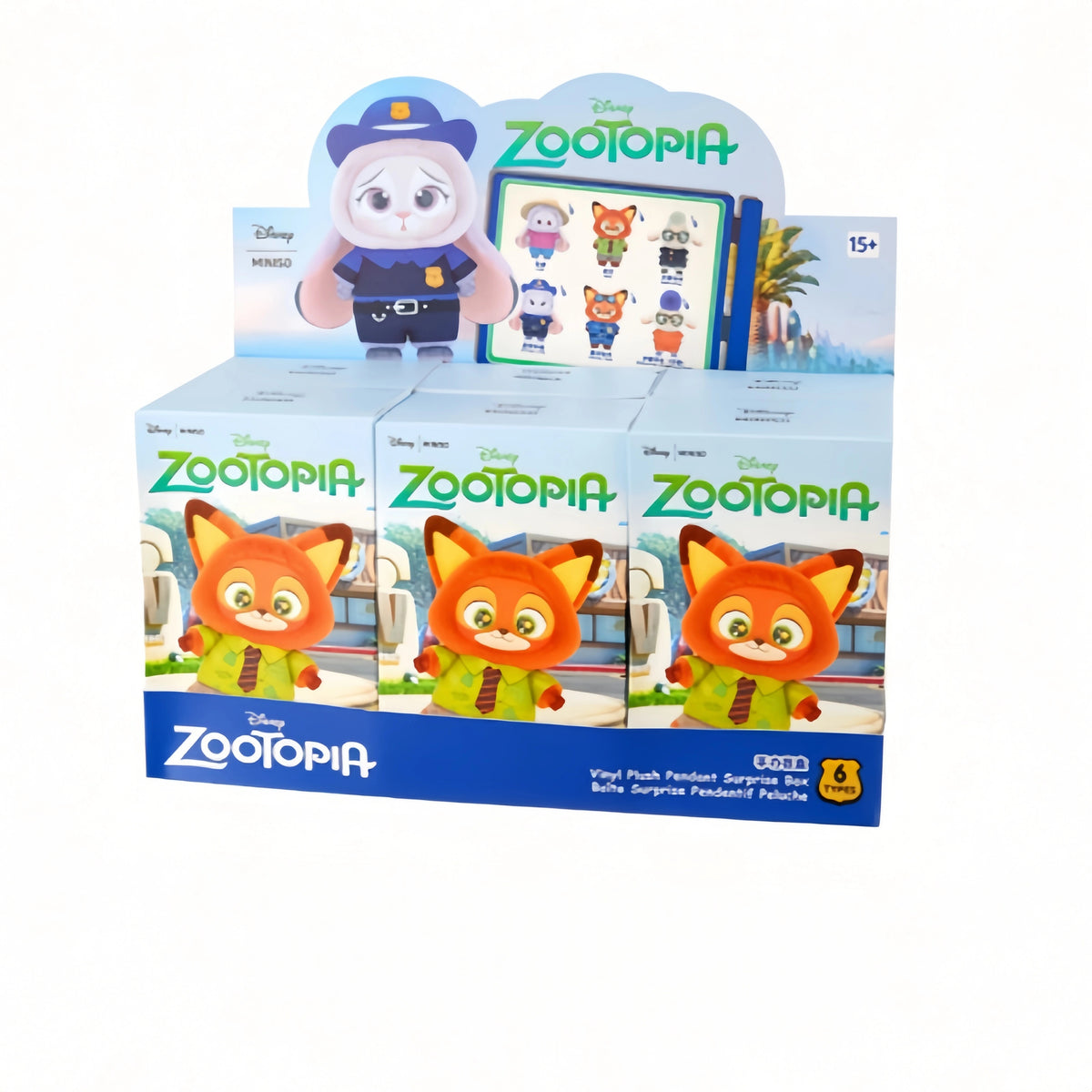 Zootopia Plush Pendant Blind Box – 1 Random Character