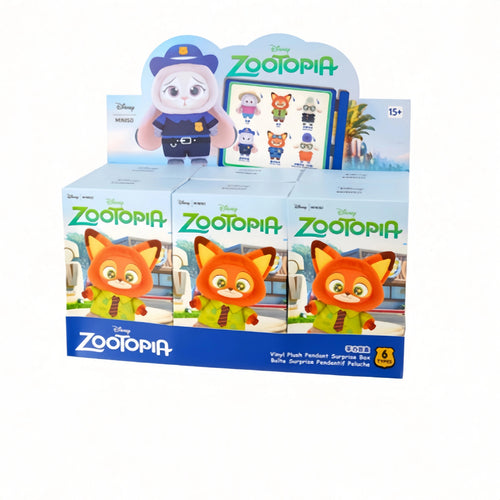 Zootopia Plush Pendant Blind Box – 1 Random Character