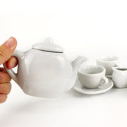 Painted Ceramics Tea Set for Kids – 15 Pieces