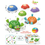 Balanced Stepping Turtle Toy with Non-Slip Stepping Stones
