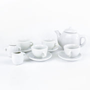 Painted Ceramics Tea Set for Kids – 15 Pieces