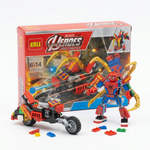 KOLE Heroes Avengers Building Blocks Set – Spider Attack Vehicle 2-in-1 (117pcs)
