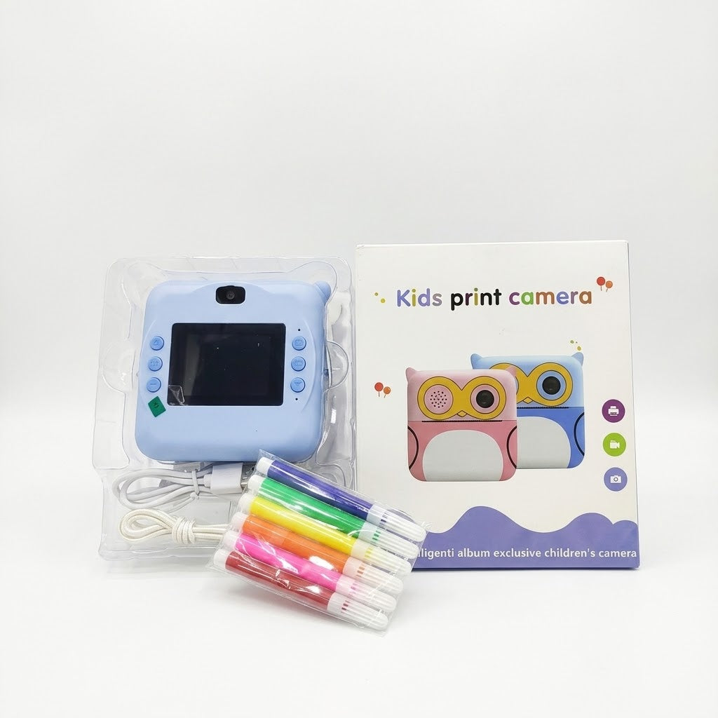 Kids’ Instant Print Camera with Color Markers