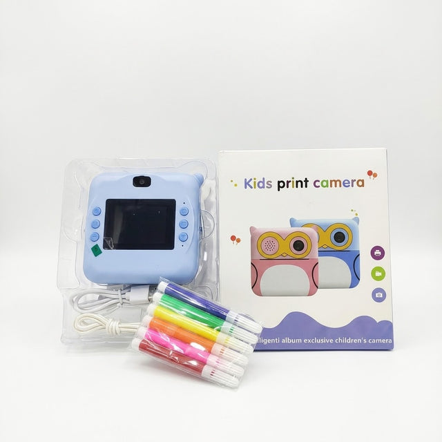 Kids’ Instant Print Camera with Color Markers