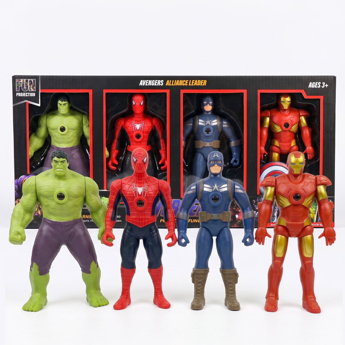 Avengers four figure set with package