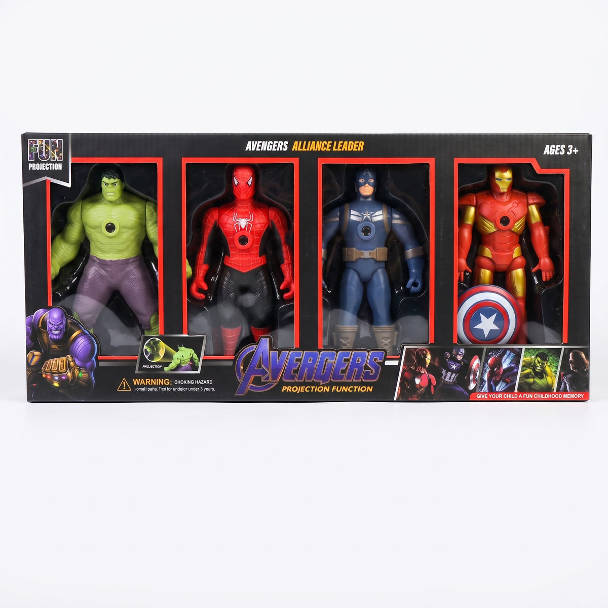 Avengers four figure set in box