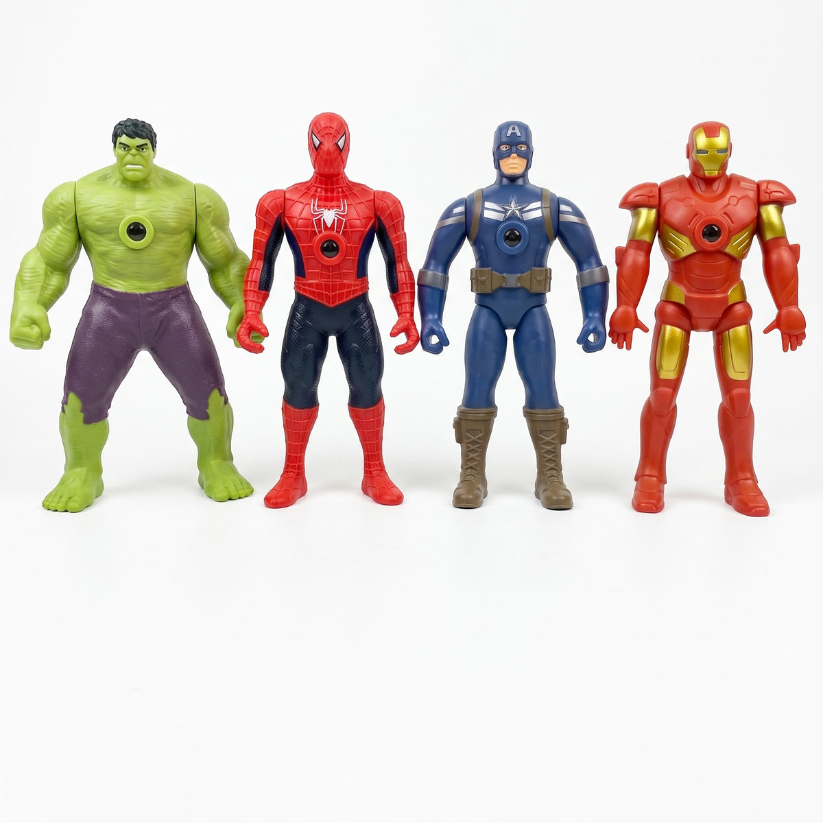 Four Avengers action figures