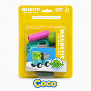 Magnetic Animal Car Building Toy – 6 Designs