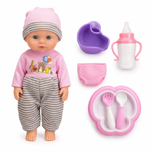 Baby Doll Care & Feeding Playset with Accessories — alternate view