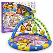 Baby Toys activity gym mat with hanging plush animals