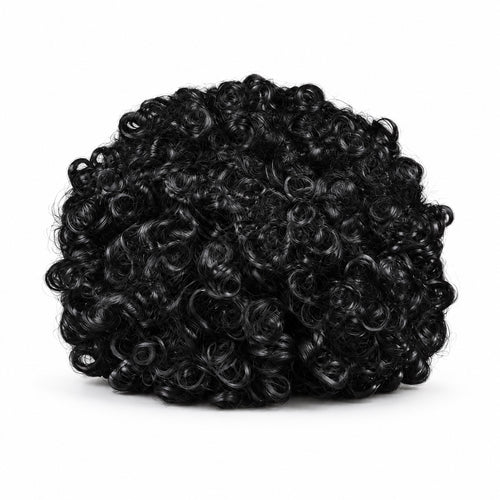 Curly Costume Wig – Black, Rainbow or White