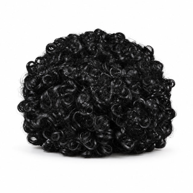 Curly Costume Wig – Black, Rainbow or White