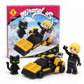 Miraculous Black & Yellow Hero Vehicle Building Set – 60+ Pieces