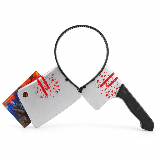 Bloody Cleaver Halloween Headband – Costume Accessory
