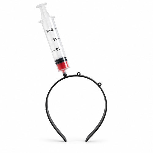 Bloody Syringe Halloween Headband – Costume Accessory