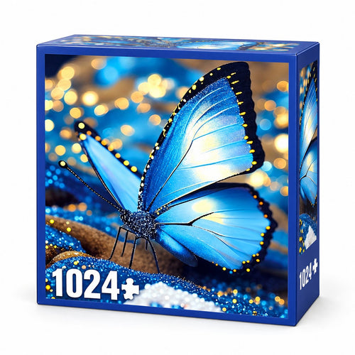 Blue Butterfly Jigsaw Puzzle – 1024 Pieces