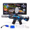 Blue Camouflage MP7 Gel-Bead Toy Blaster Set