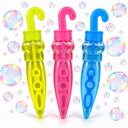 Rainbow Umbrella Bubble Wands - Set of 3 product photo