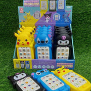 Character learning toy phones in three designs