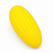 Yellow corn-shaped squishy toy