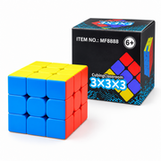 Colourful Cubing Classroom MF8888 3x3 puzzle cube beside its box