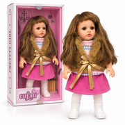 Cufan Pretty Girl Doll with Faux Fur Vest