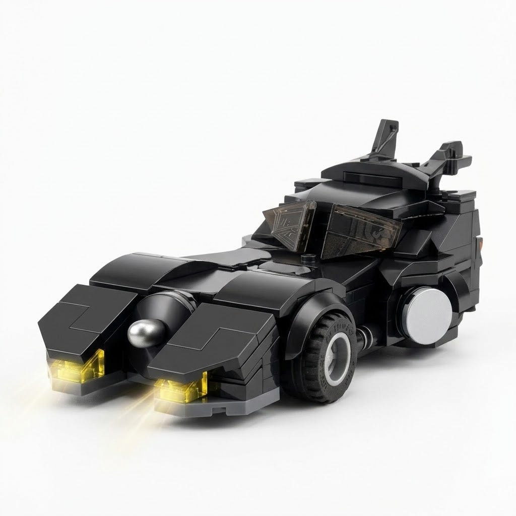Super Bat 02 Black Building Blocks Car Set – 308 Pieces