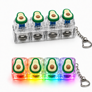 Light-Up Click Fidget Keychain