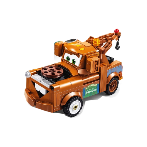 Racing Car Tow Truck Building Blocks Set – 297 Pieces — alternate view