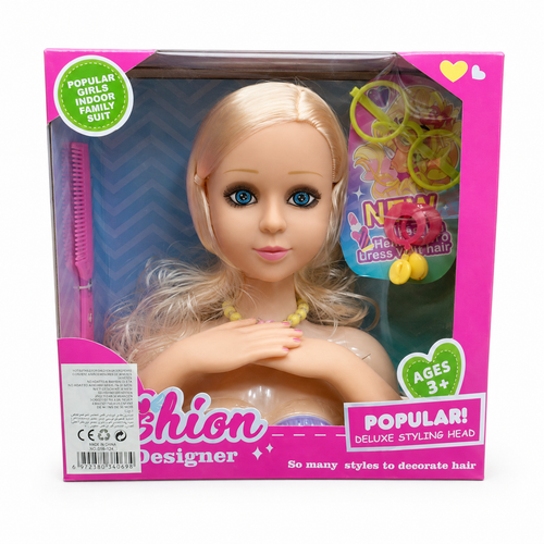 Deluxe Fashion Styling Head with Hair Accessories