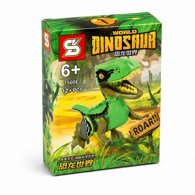 Dinosaur Building Blocks – Green Dinosaur