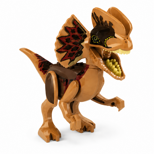 Dinosaur Building Blocks – Brown Spinosaurus — alternate view