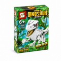 Dinosaur Building Blocks – White Raptor