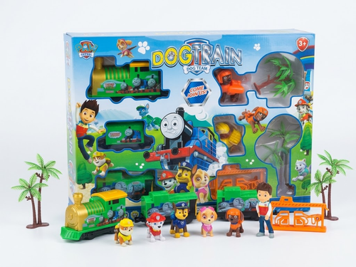 Dog Train Dog Team Toy Playset